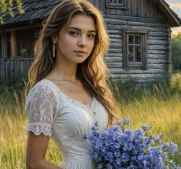 The orphan girl who inherited a modest house deep in the forest went mushroom picking and found an airplane… One look inside the cockpit changed everything…