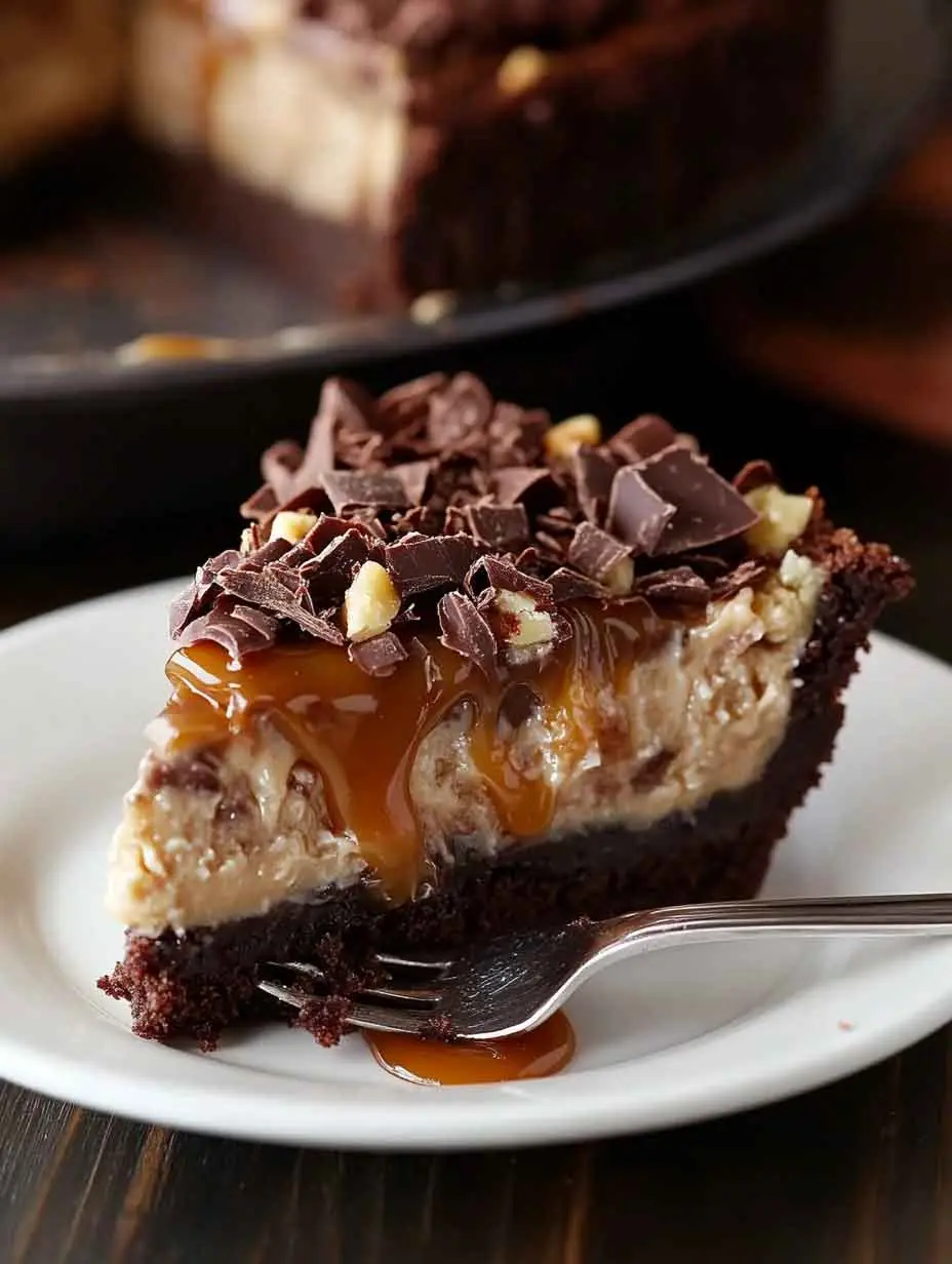 German Chocolate Cheesecake