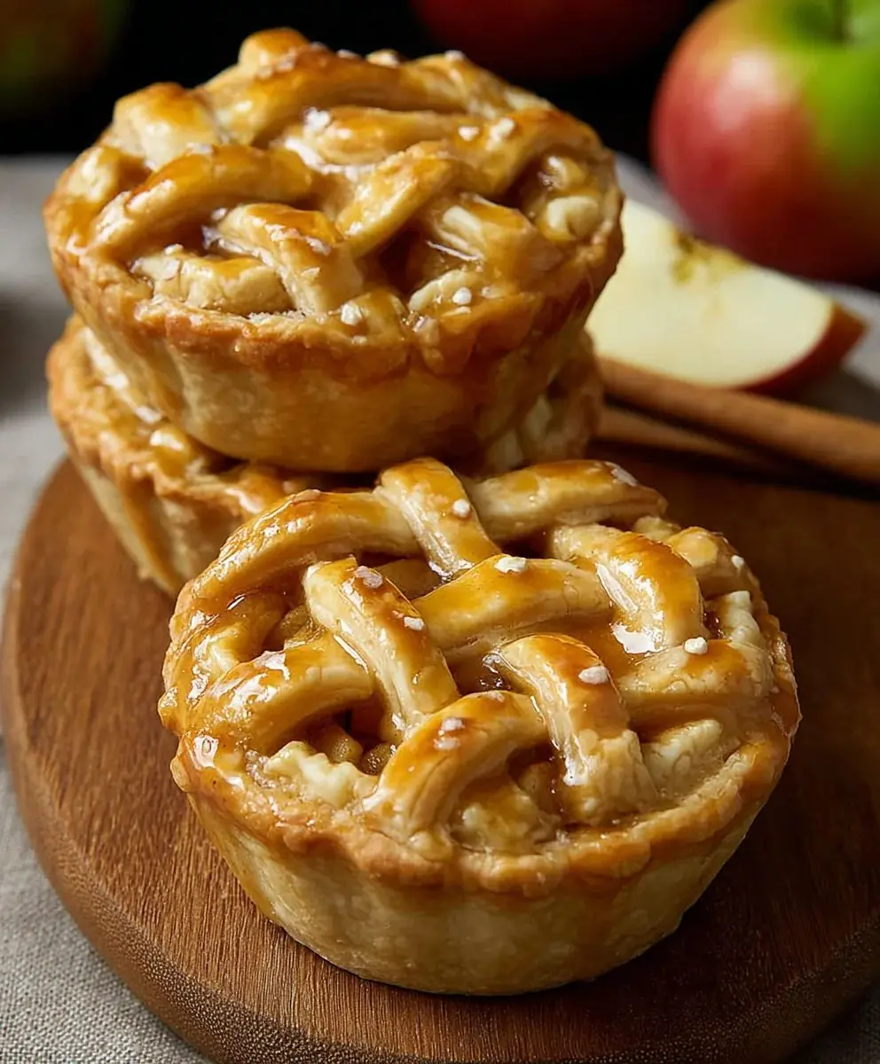 Mini Caramel Apple Pies
