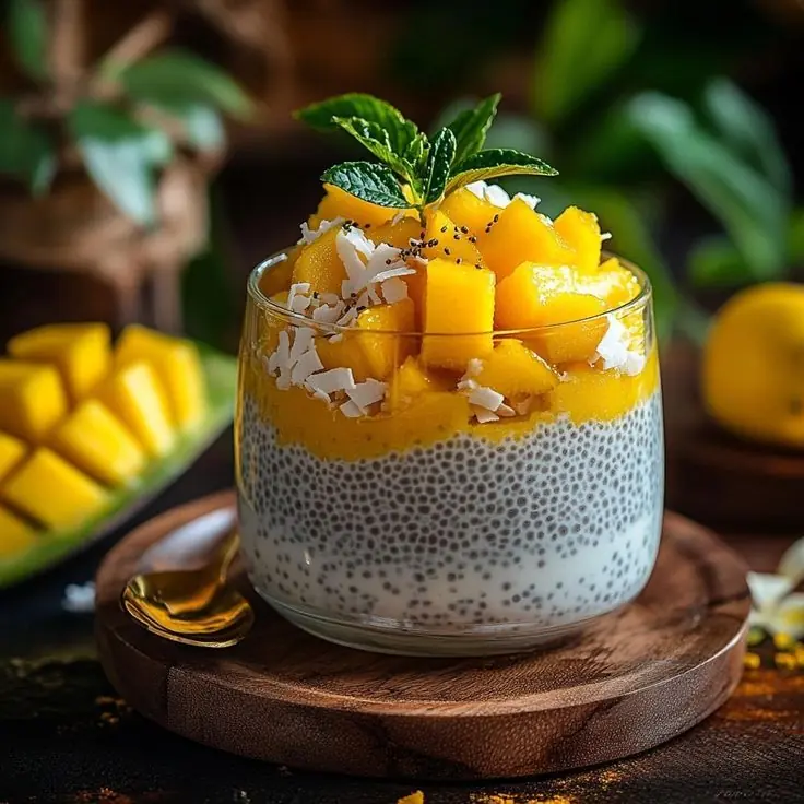 Mango Chia Pudding