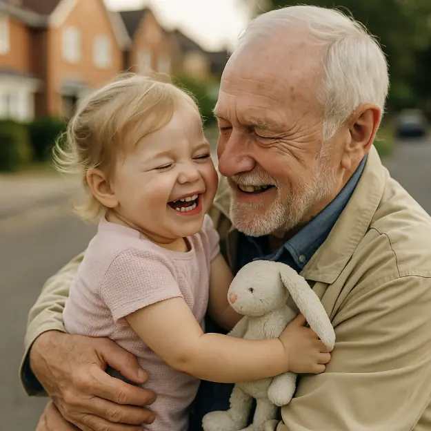 Toddler Has Sweetest Reaction To Grandpa’s Visits Every Week