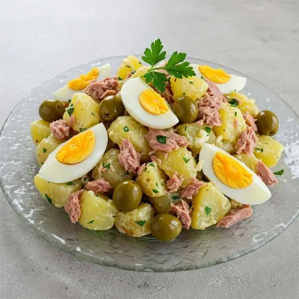 Mediterranean Potato Tuna Salad