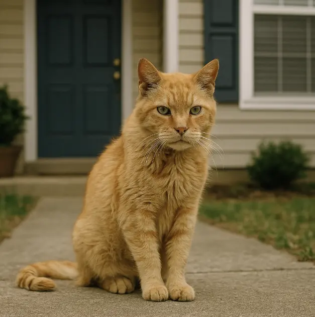 The Old Cat Who Chose A New Home