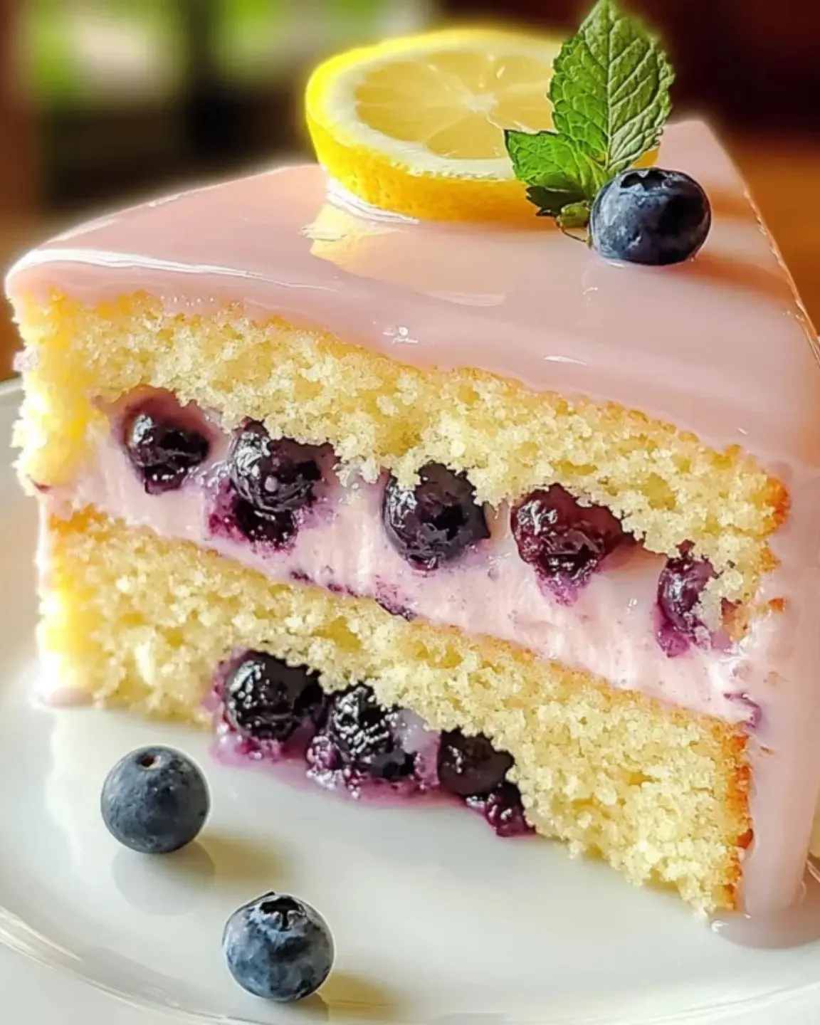 Blueberry Lemonade Buttermilk Cake: Fresh & Flavorful