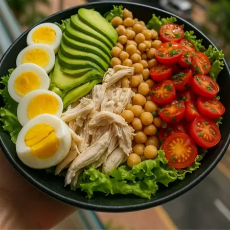Protein-Packed Chicken & Chickpea Salad