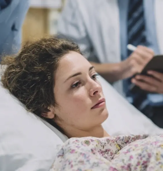 I went to the clinic to visit my mother-in-law and saw my husband signing unusual documents