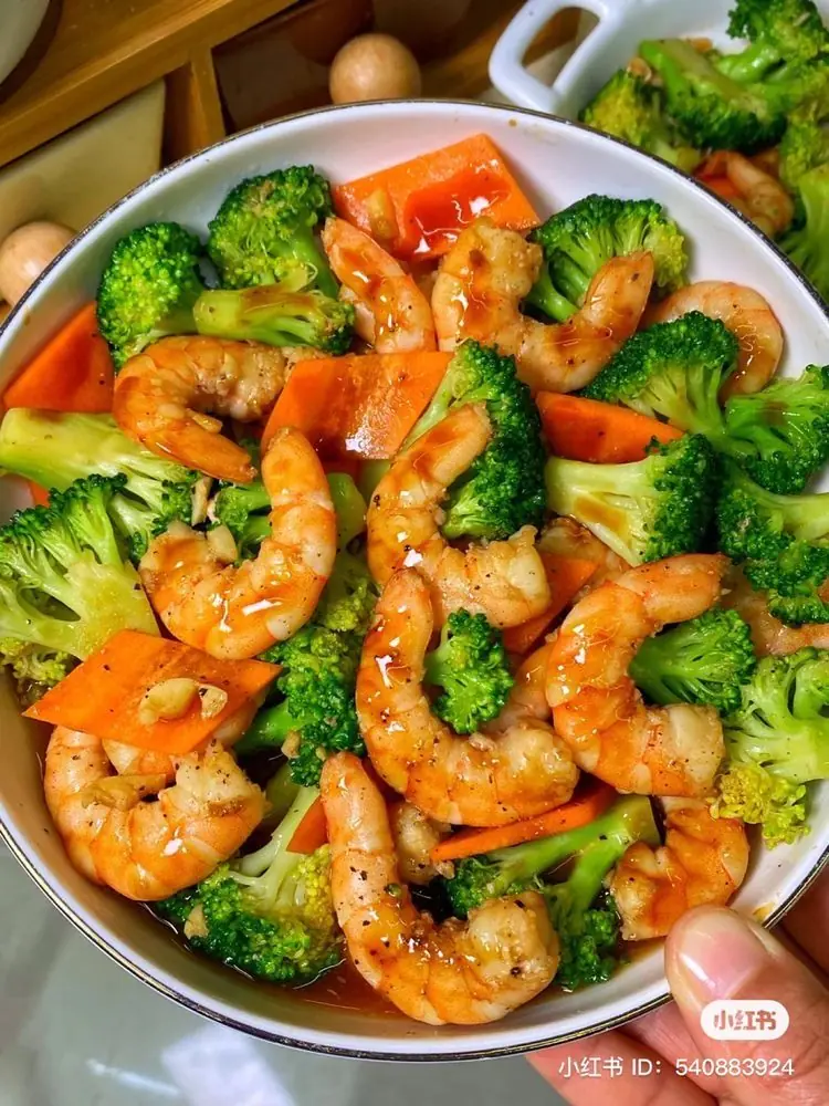 Shrimp Stir-Fry with Broccoli & Carrots