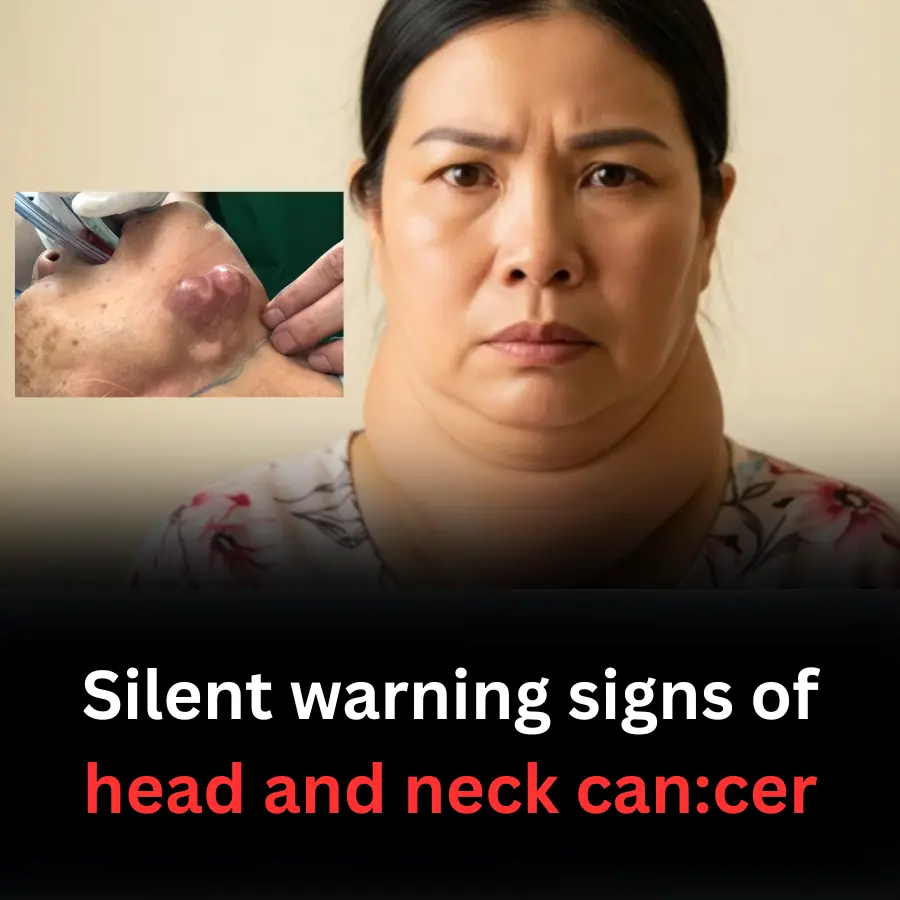Silent warning signs of head and neck can:cer