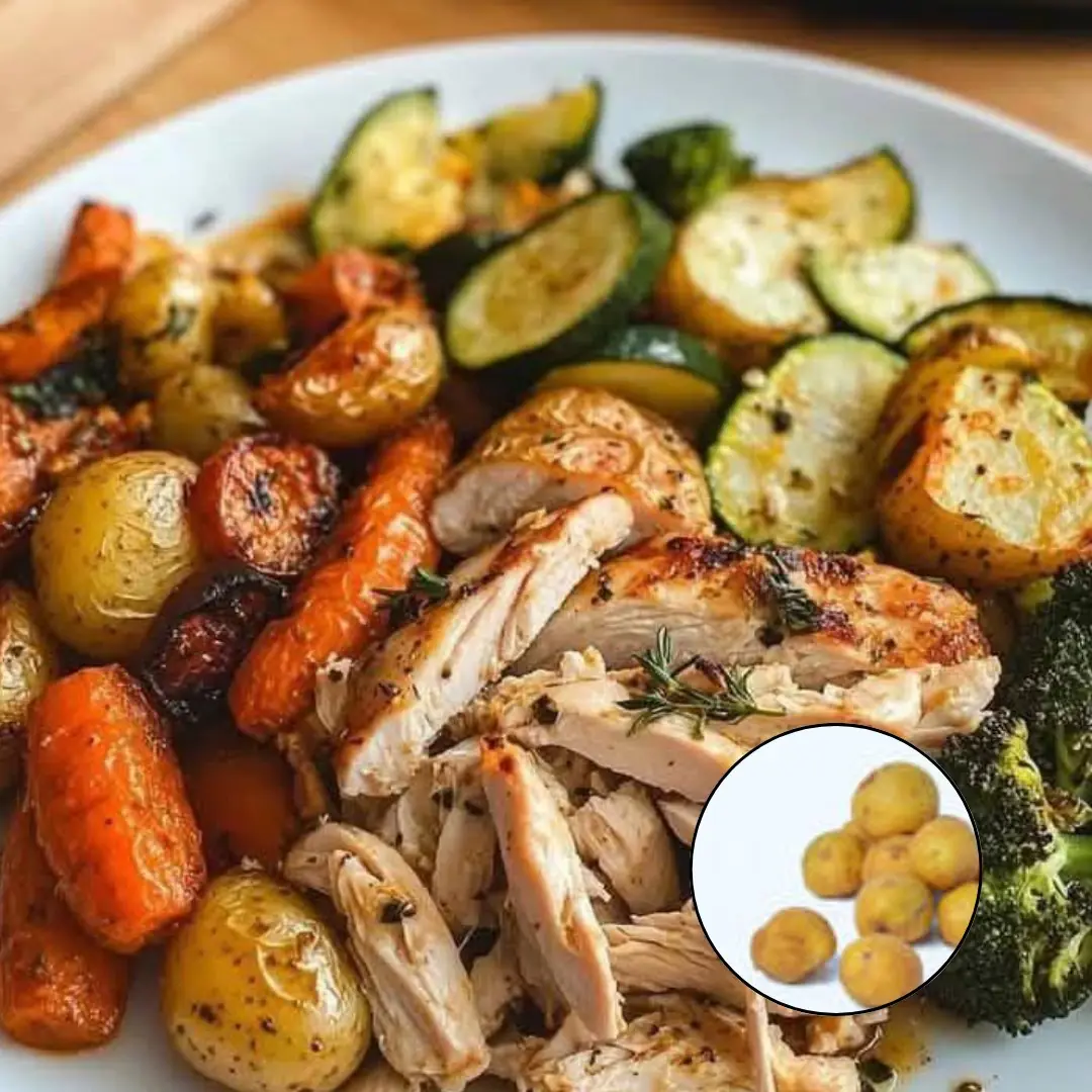 Roasted Chicken with Herb-Seasoned Vegetable