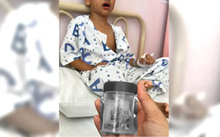 A 12-year-old boy loses 12 teeth at once due to a common habit among children