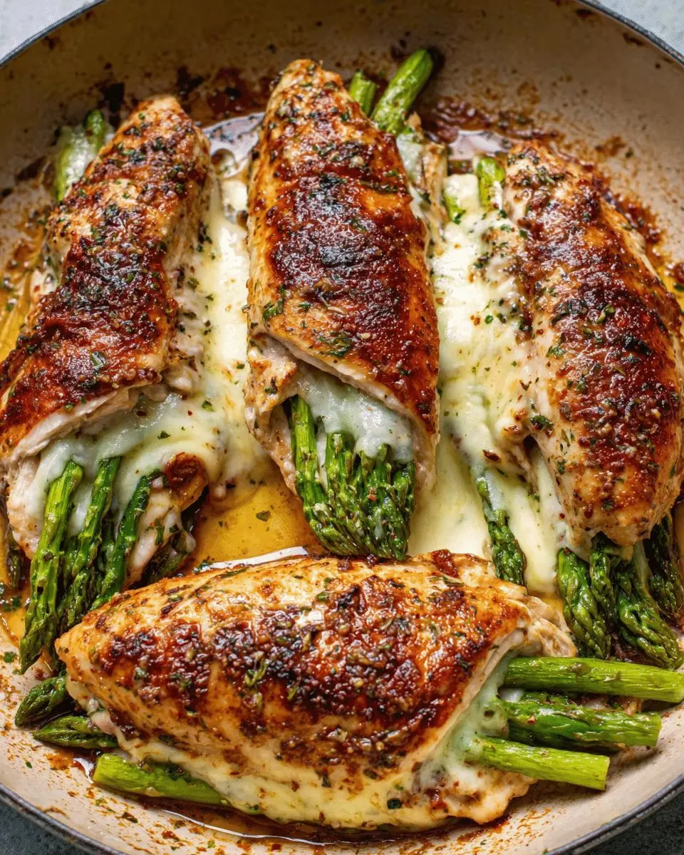 Caramelized Chicken-Wrapped Asparagus
