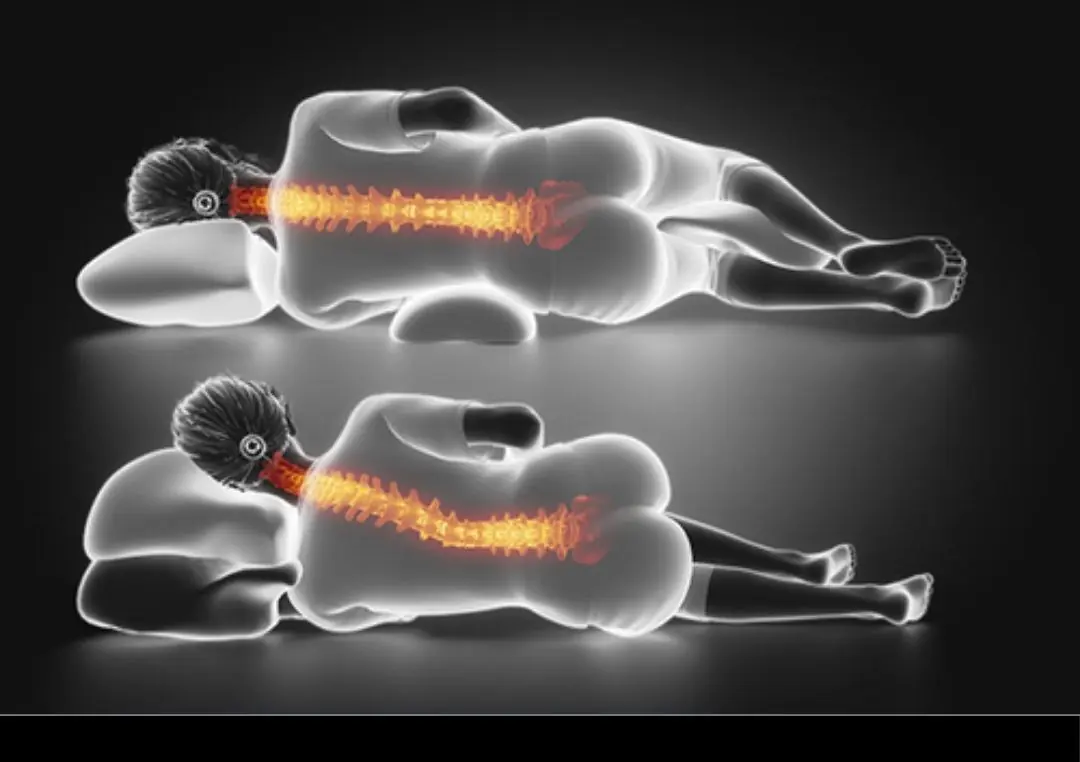 One simple sleep posture mistake could be twisting your neck and damaging your spine while you sleep