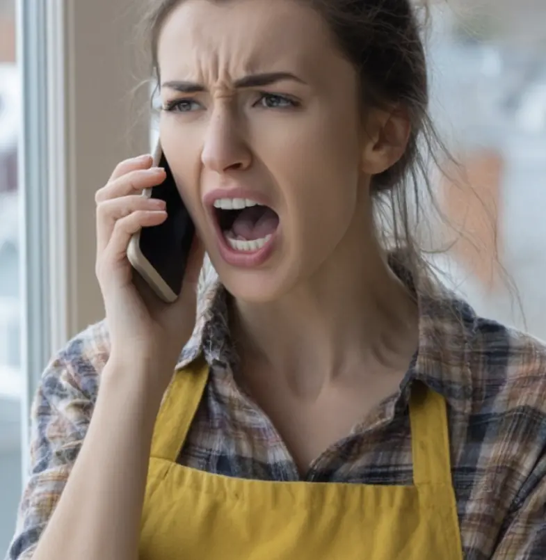 I’m sick and tired of your family already! Stop constantly calling me and asking for help! I’m not your packhorse!