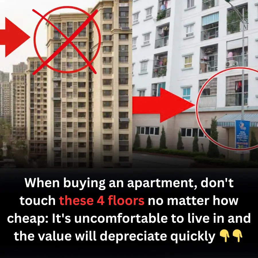 When buying an apartment, don't touch these 4 floors no matter how cheap: It's uncomfortable to live in and the value will depreciate quickly