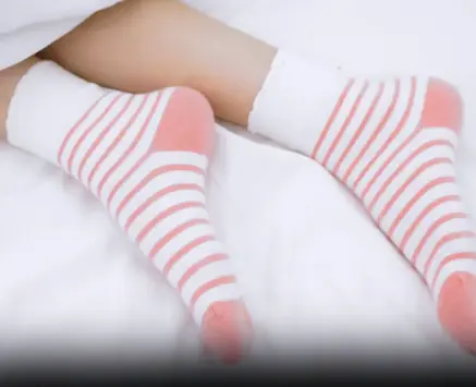 If you sleep with socks on, see what happens