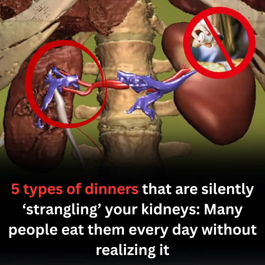 5 Common Dinner Habits That Are “Strangling” Your Kidneys — Many People Eat Them Daily Without Knowing