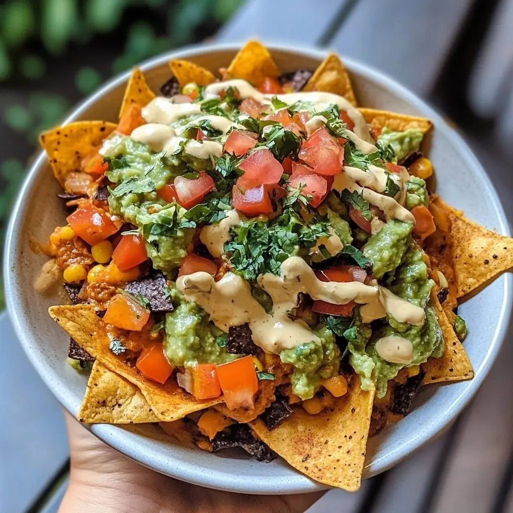 Loaded Veggie Nachos