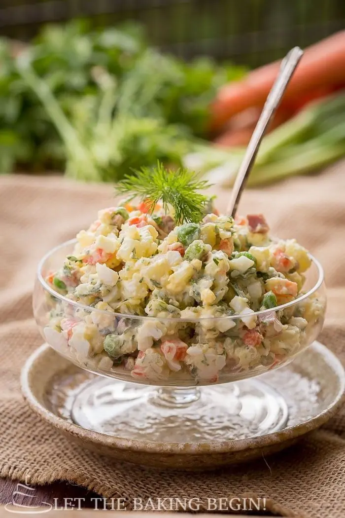 Olivier Salad (Russian Potato Salad)