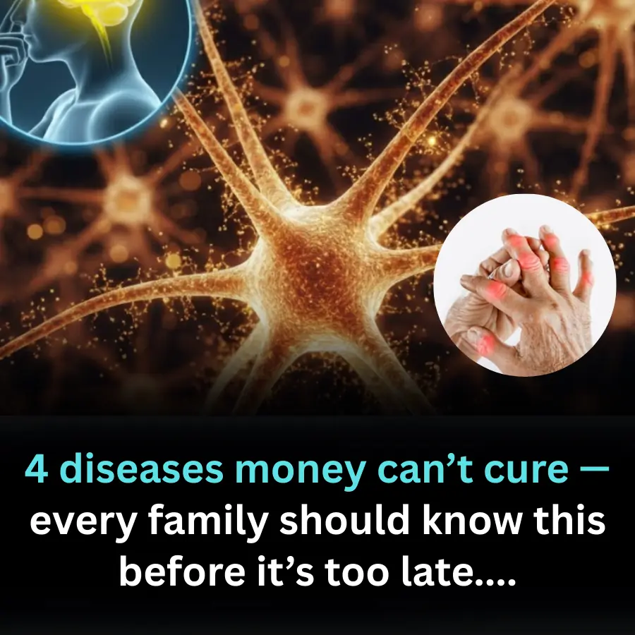 Warning: 4 diseases that money cannot cure — no matter how much you spend. Remind your family early