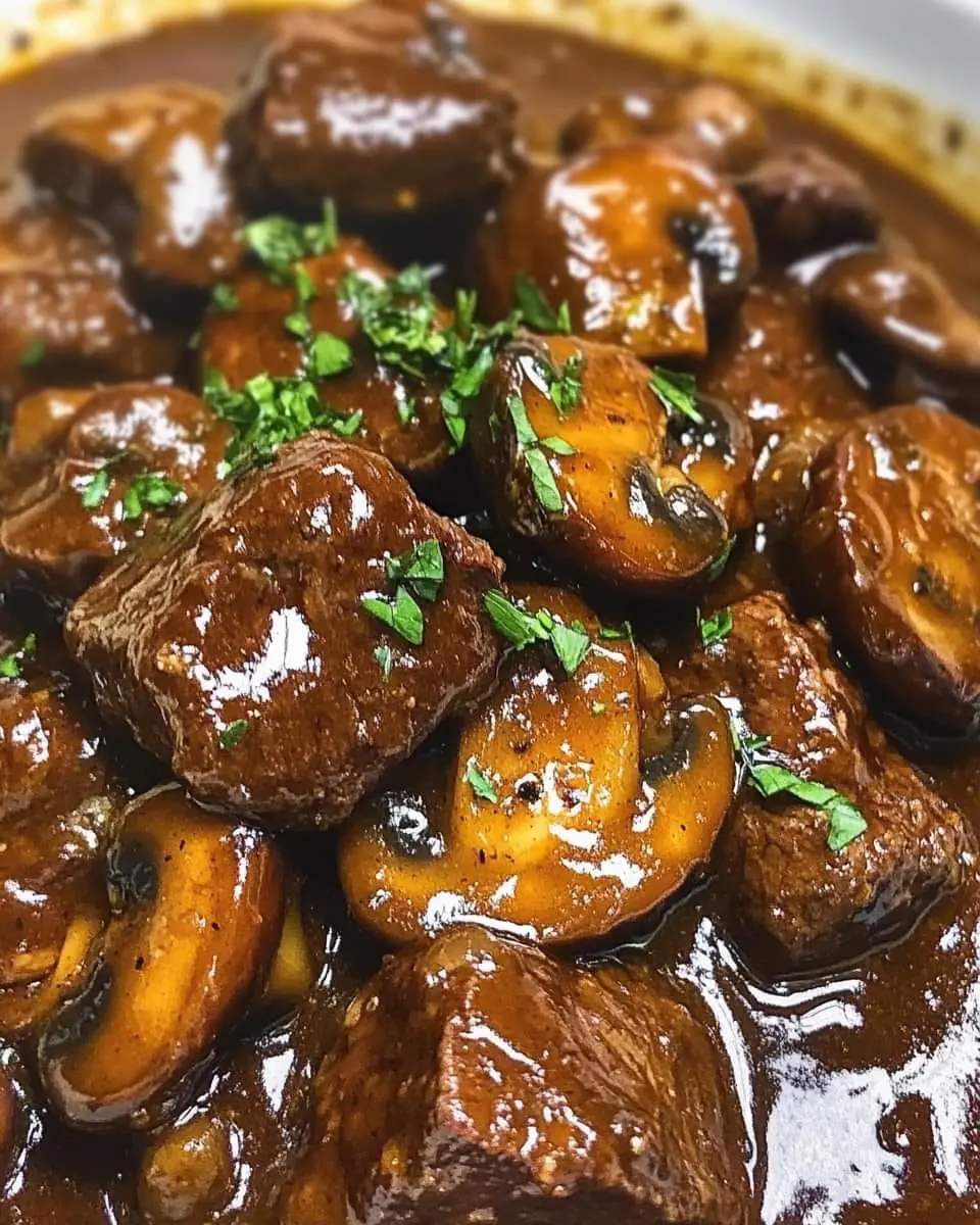 Beef Tips with Mushrooms