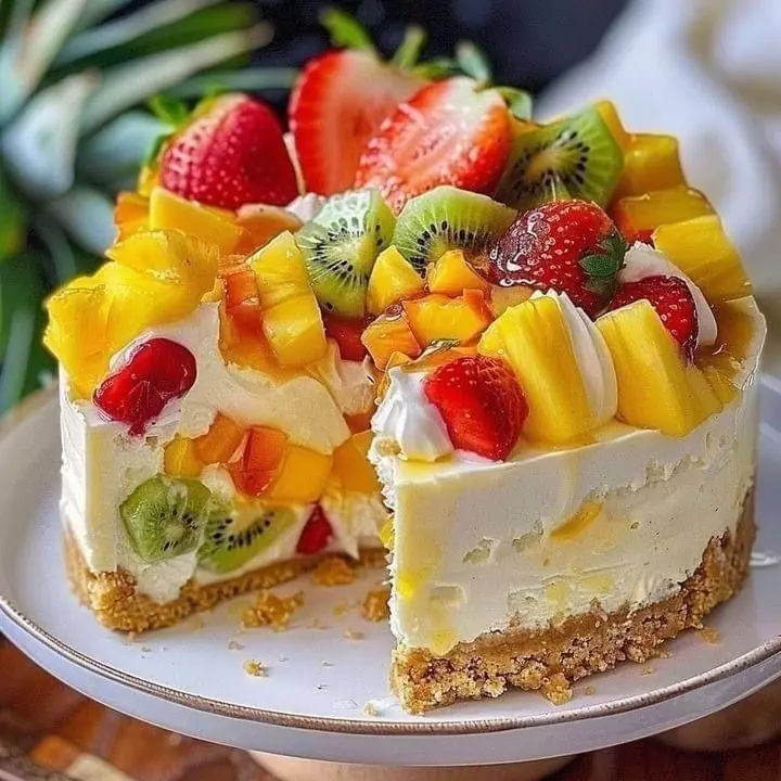 Fresh Fruit Cheesecake