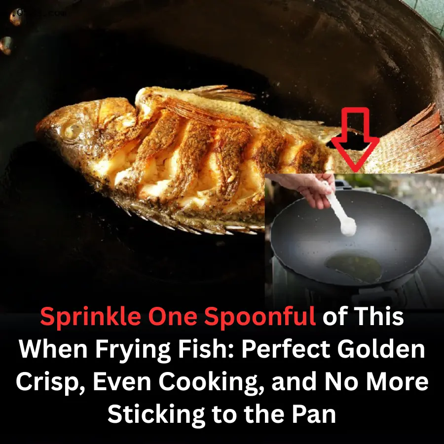 Sprinkle One Spoonful of This When Frying Fish: Perfect Golden Crisp, Even Cooking, and No More Sticking to the Pan