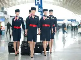 Why do flight attendants usually go to a hotel instead of going home after the plane lands?