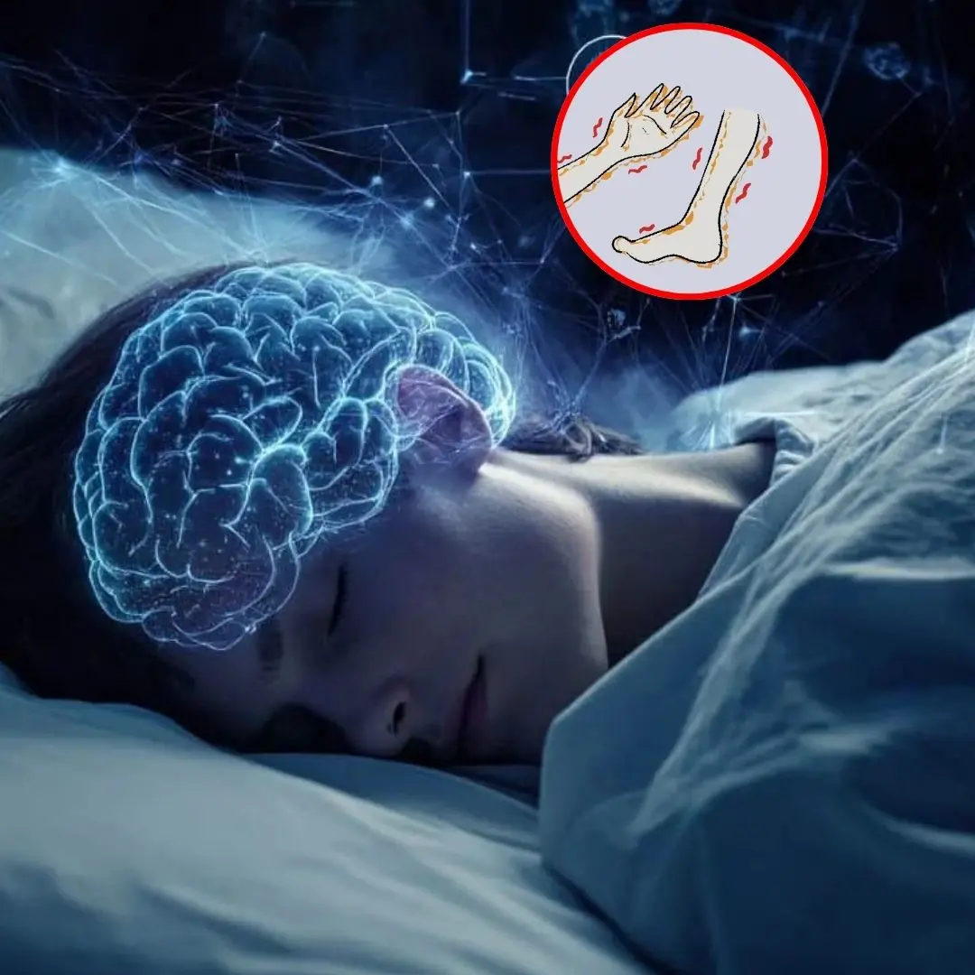 What causes limb twitching while sleeping?