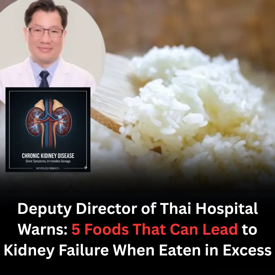 Deputy Director of Thai Hospital Warns: 5 Foods That Can Lead to Kidney Failure When Eaten in Excess
