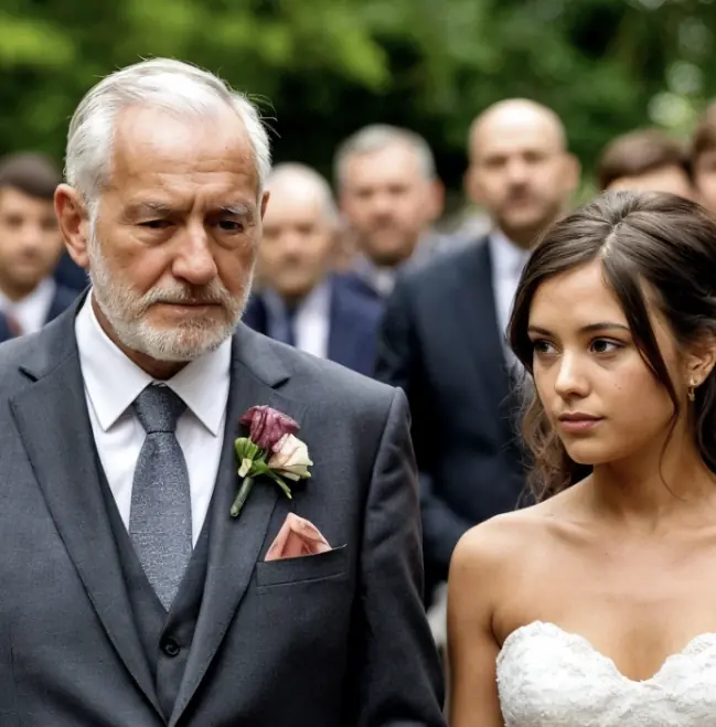 After 25 years, the father came to his daughter’s wedding — but he was turned away… And moments later, the crying spread among everyone present