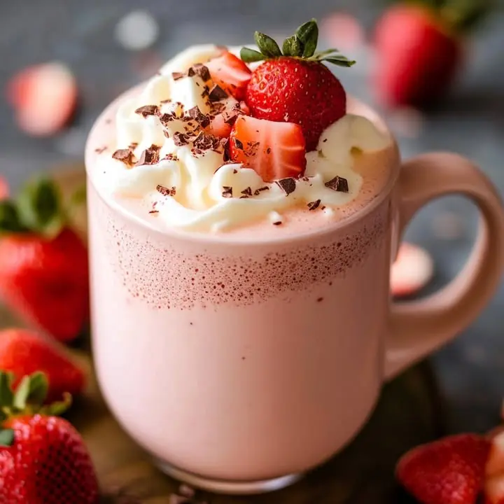 Strawberry Hot Chocolate