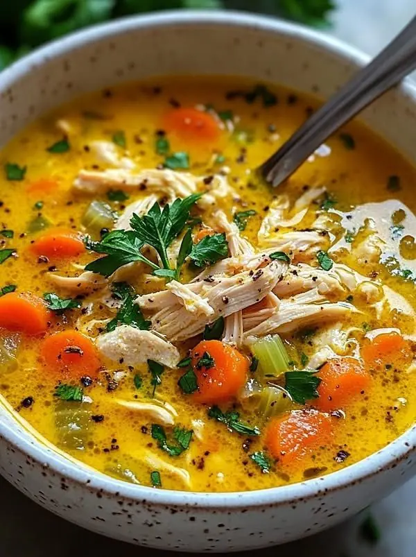 Creamy Chicken Vegetable Soup