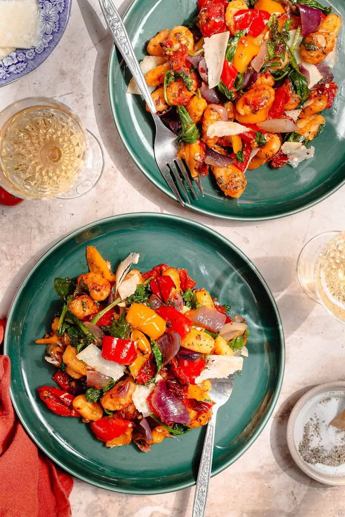 Sheet Pan Gnocchi with Zucchini, Tomatoes, and Bell Peppers