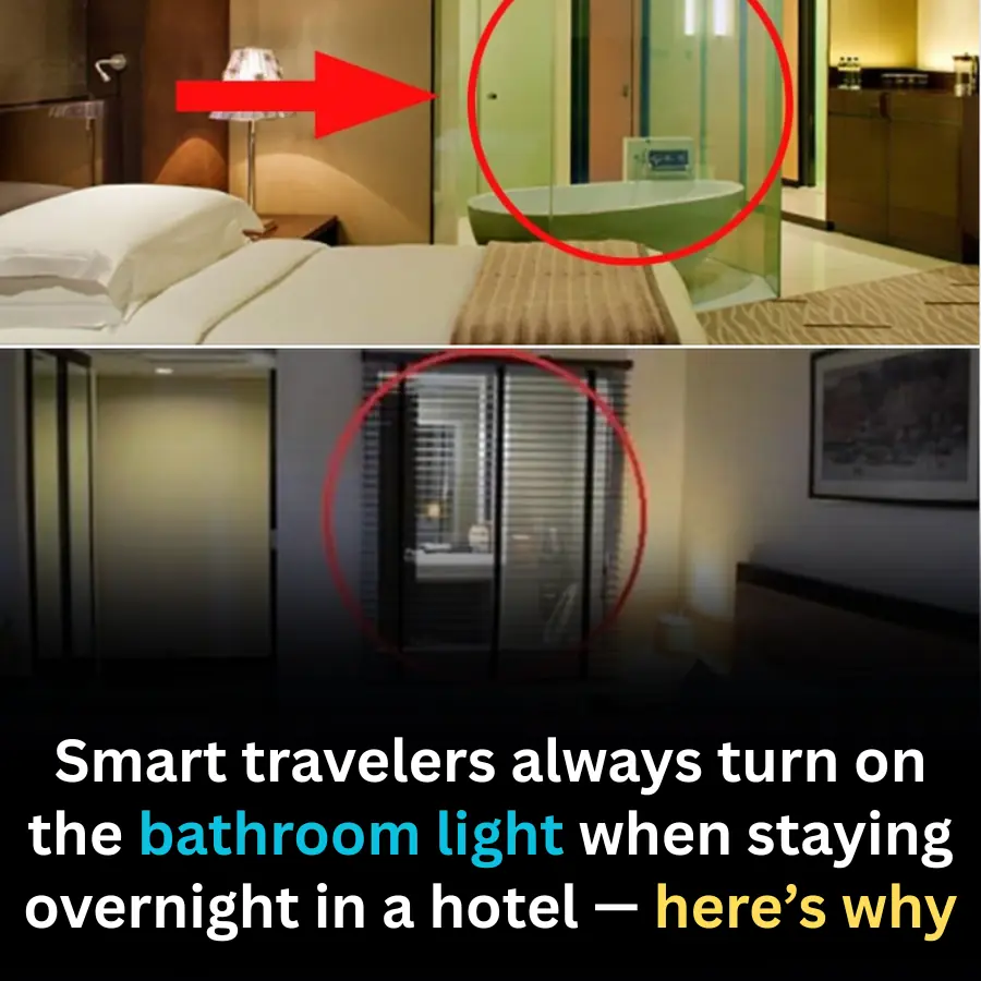 Smart travelers always turn on the bathroom light when staying overnight in a hotel — here’s why