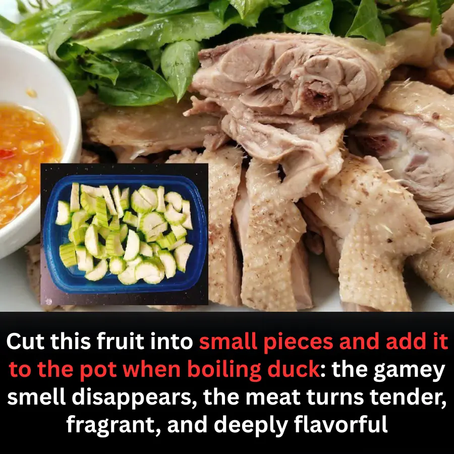 A Simple Kitchen Trick: Add This Fruit When Boiling Duck to Remove Odor and Boost Flavor