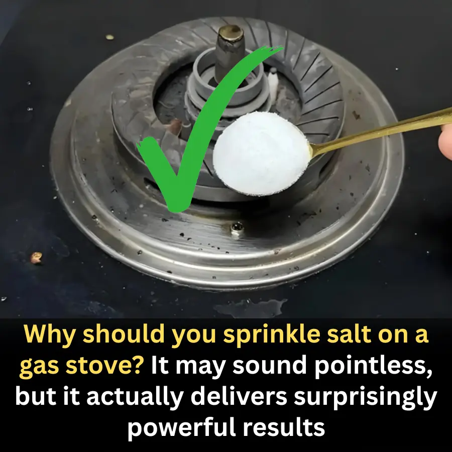 Why Sprinkling Salt on a Gas Stove Is a Smart Household Trick