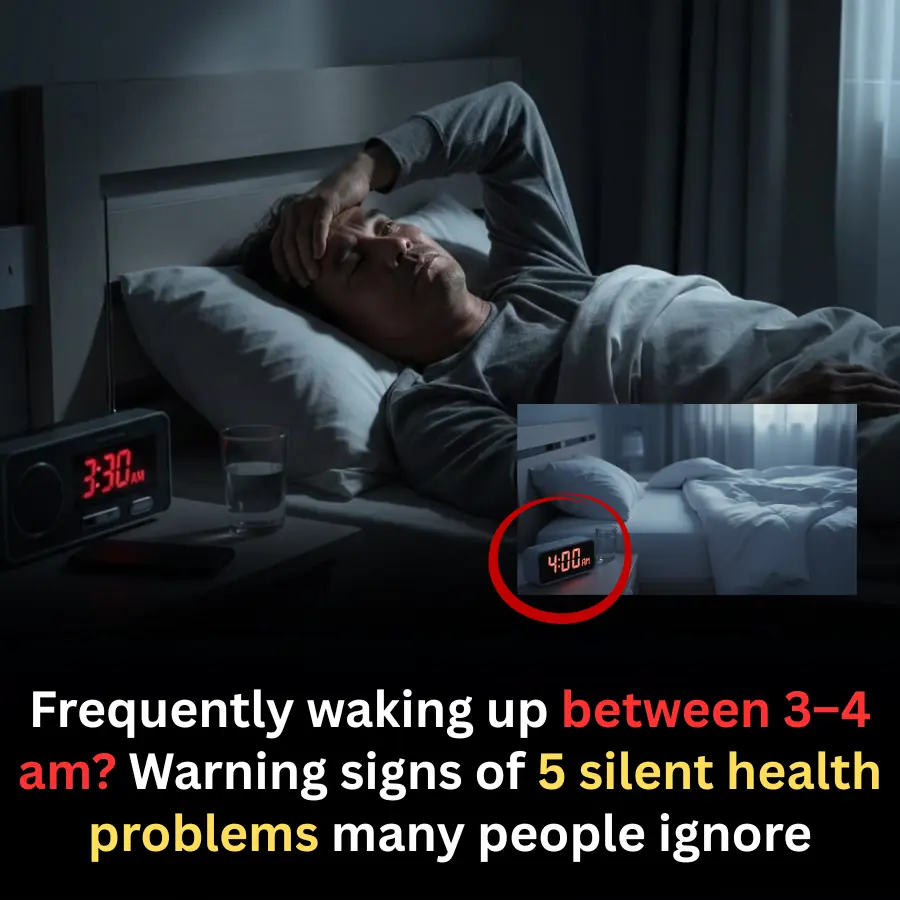Frequently waking up between 3–4 am? Warning signs of 5 silent health problems many people ignore