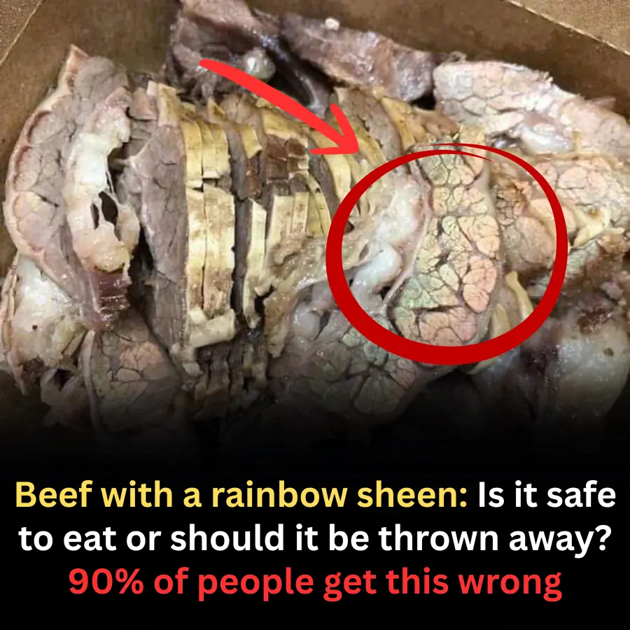 Rainbow-Shimmering Beef: Should You Eat It or Throw It Away?