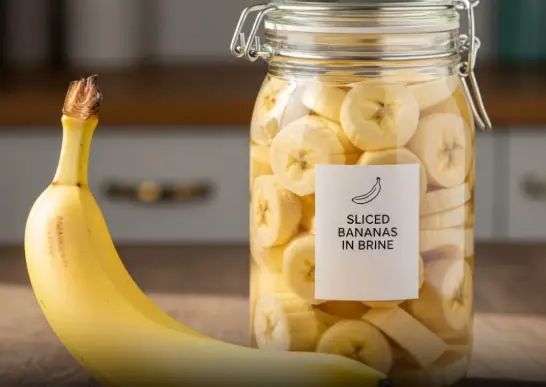 How to make banana vinegar with just 4 simple ingredients, you will have a delicious finished product