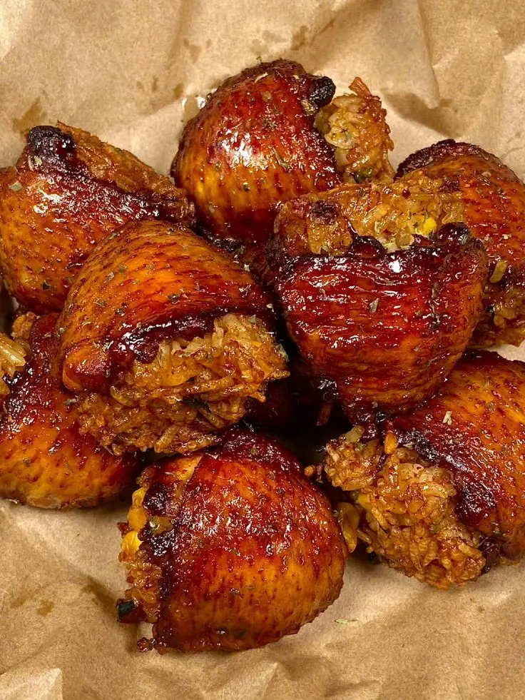 🍗 Glutinous Rice–Stuffed Chicken Wings