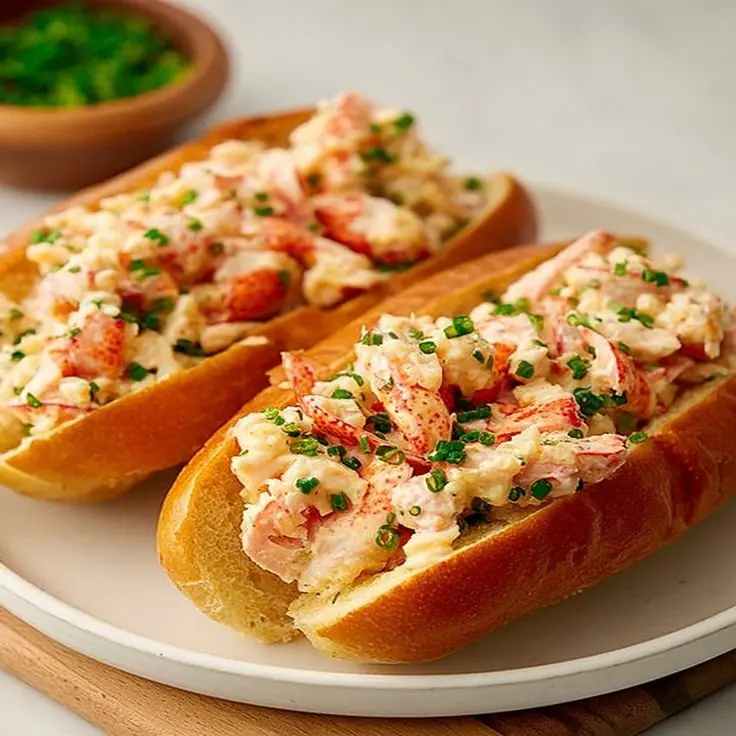 Creamy Cajun Lobster Rolls