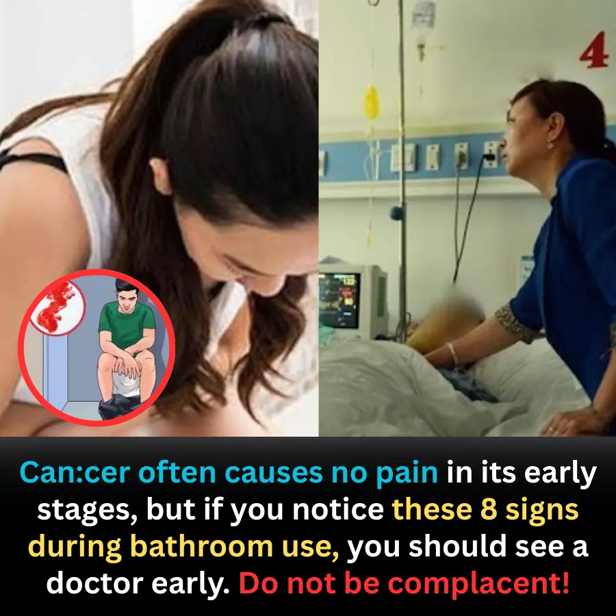 Can.cer Is Often Painless Early On—8 Bathroom-Related Warning Signs You Should Not Ignore