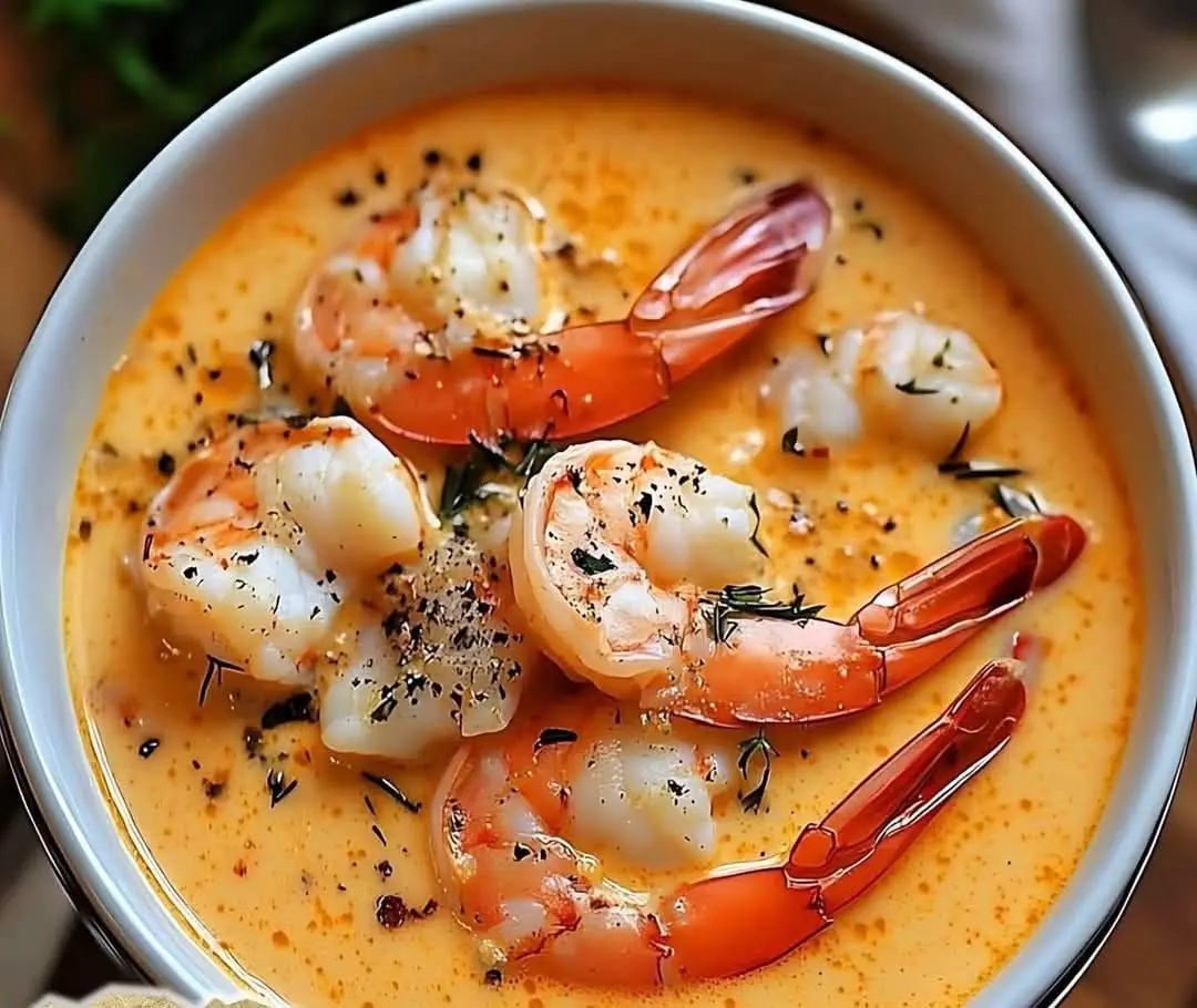 Seafood Bisque with Crab, Shrimp, and Lobster