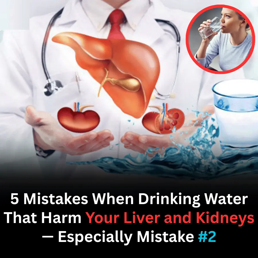 5 Common Drinking-Water Mistakes That Can Damage Your Liver and Kidneys