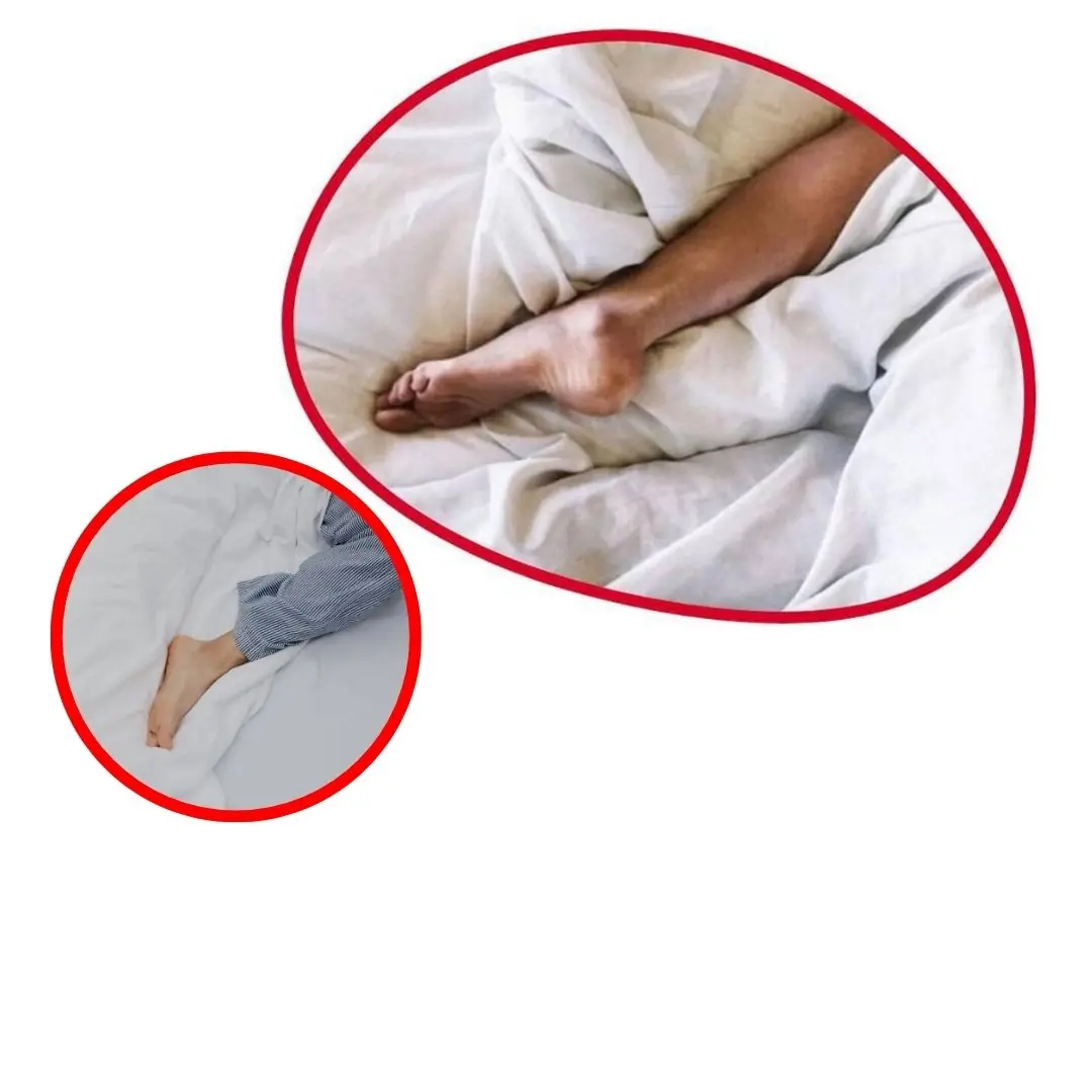 For those who are in the habit of poking the leg out of the bed sheet when sleeping