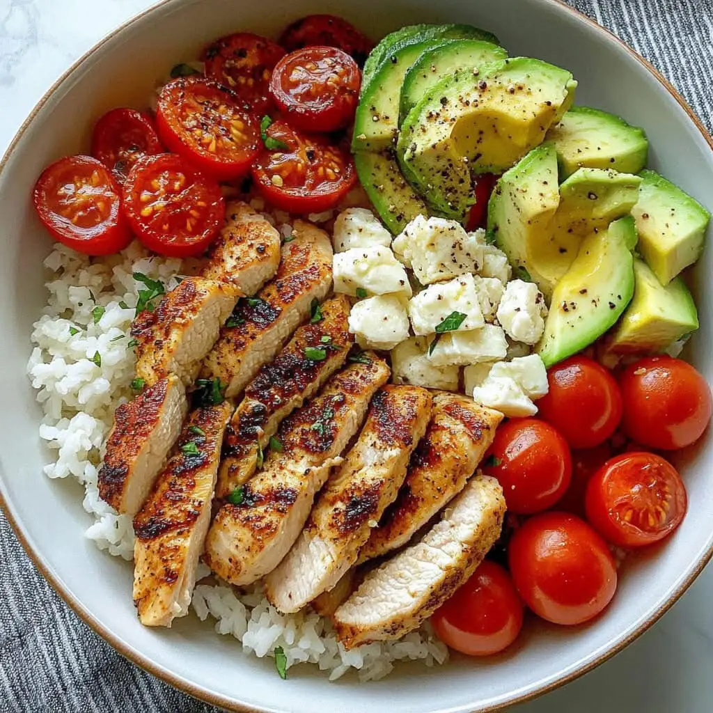 Chicken, Avocado & Tomato Bowl