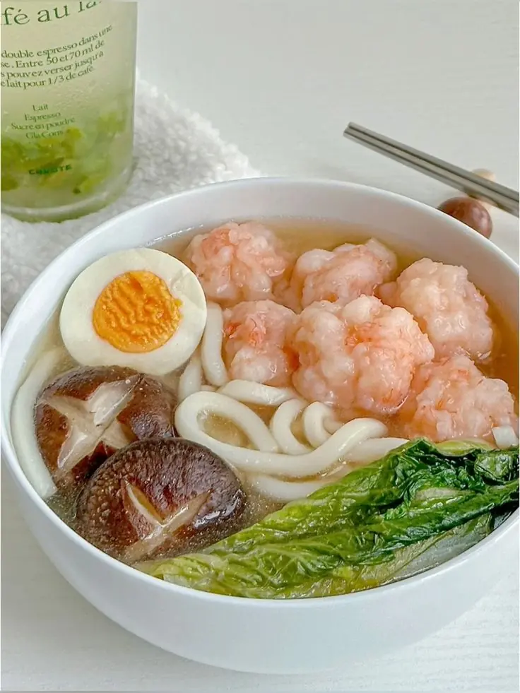 Shrimp Dumpling Udon Soup