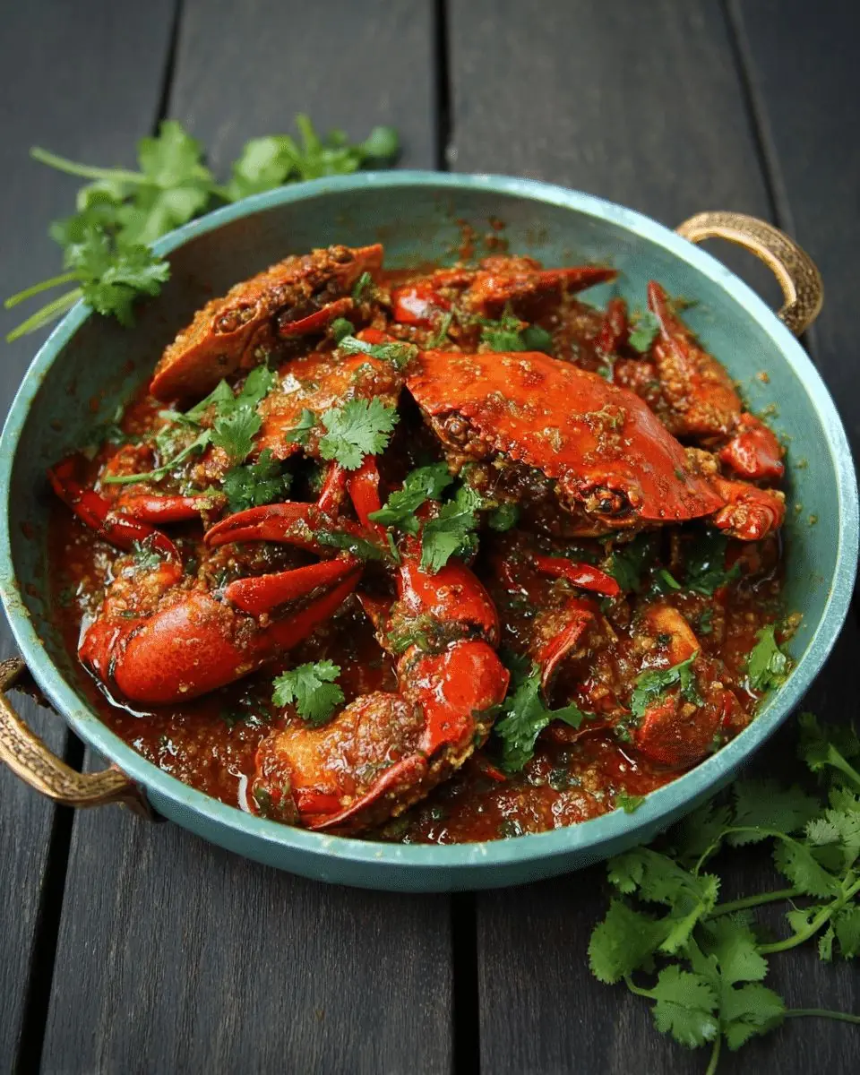 Spicy Garlic Chili Crab