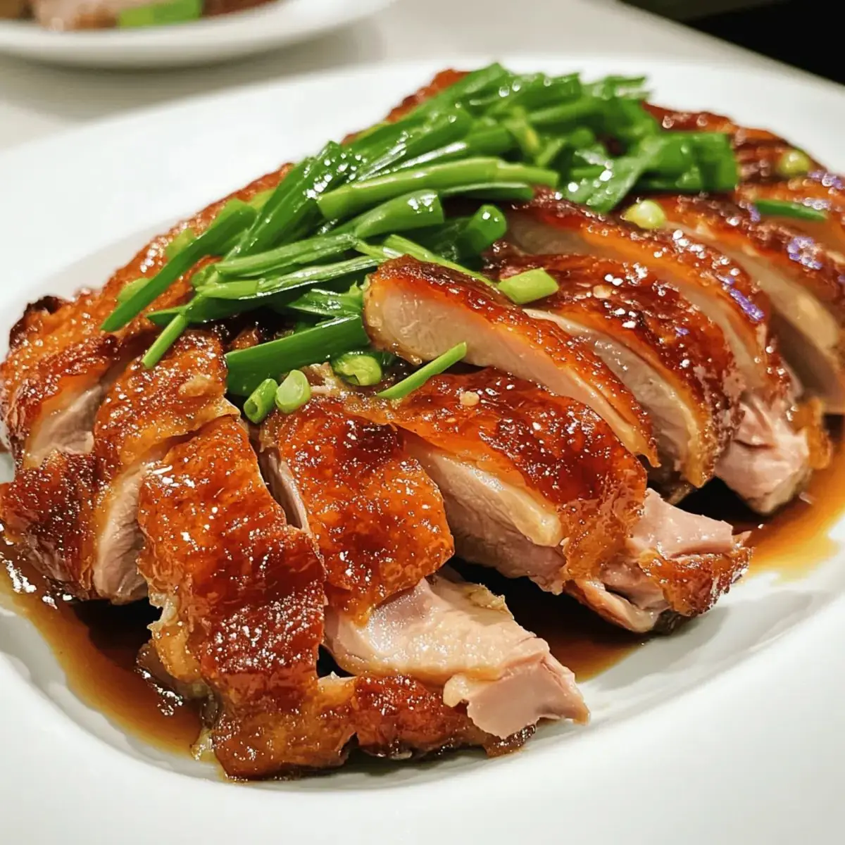 Crispy Roast Duck with Soy Glaze