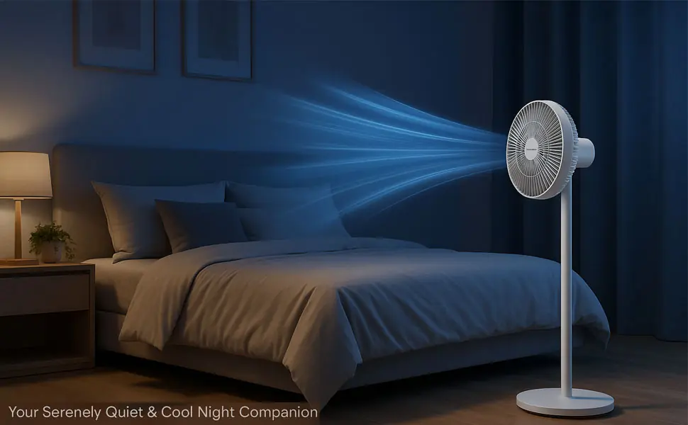 Here's why you should never sleep with a fan on at night